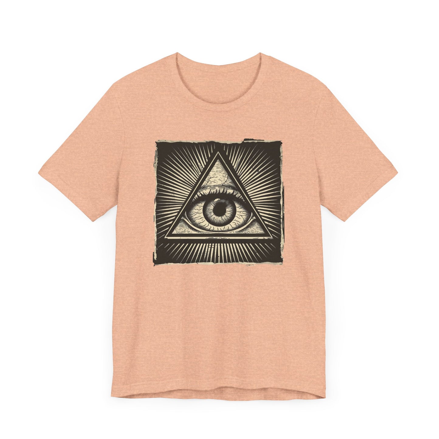 All-Seeing Eye Gothic Shirt – Mystical Lithograph Shirt