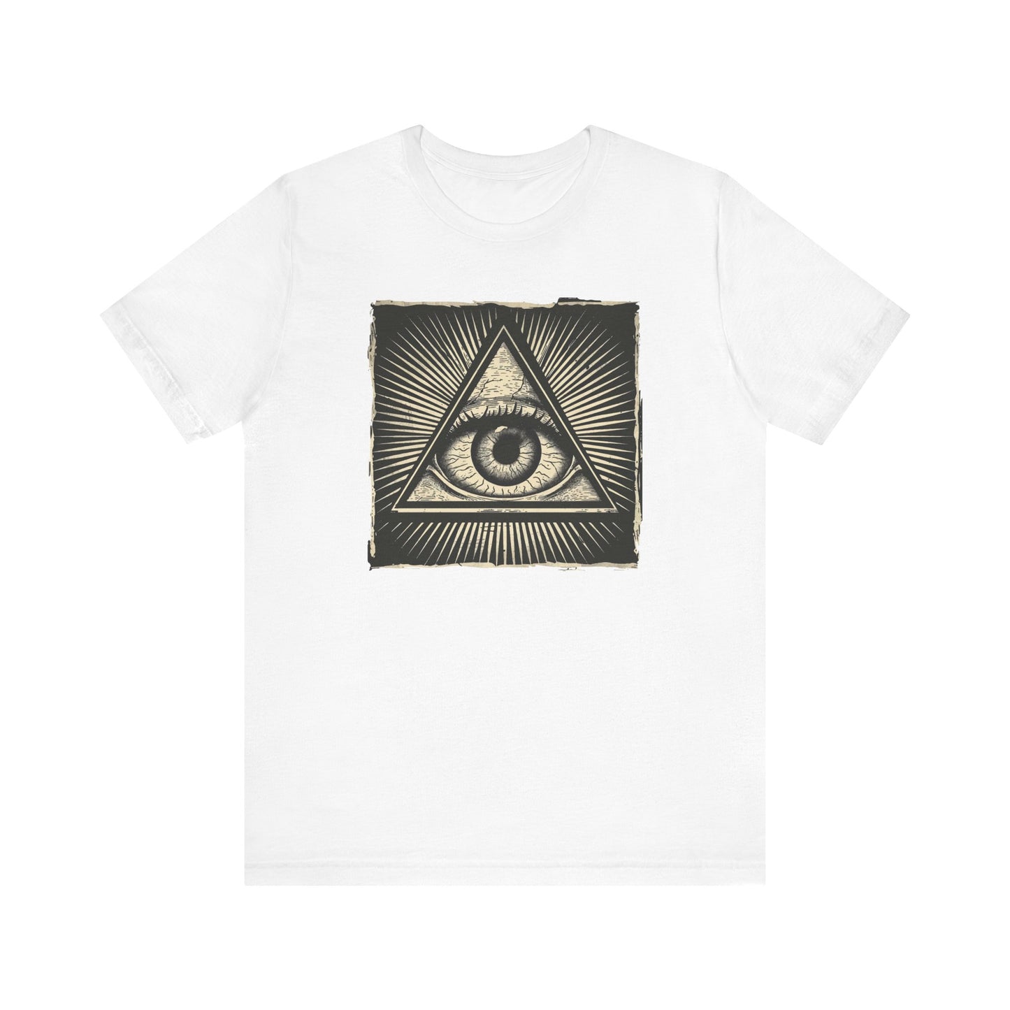 All-Seeing Eye Gothic Shirt – Mystical Lithograph Shirt