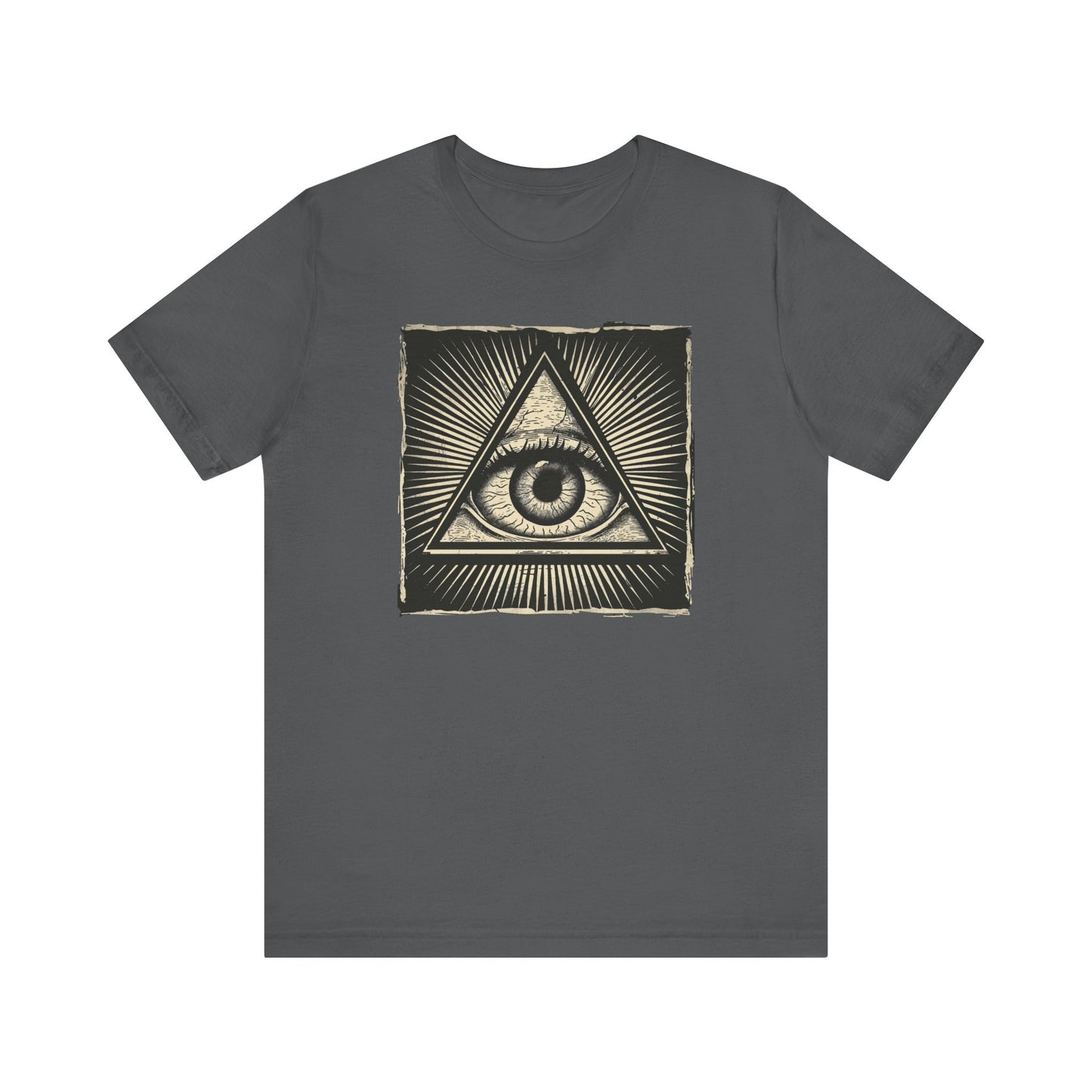 All-Seeing Eye Gothic Shirt – Mystical Lithograph Shirt
