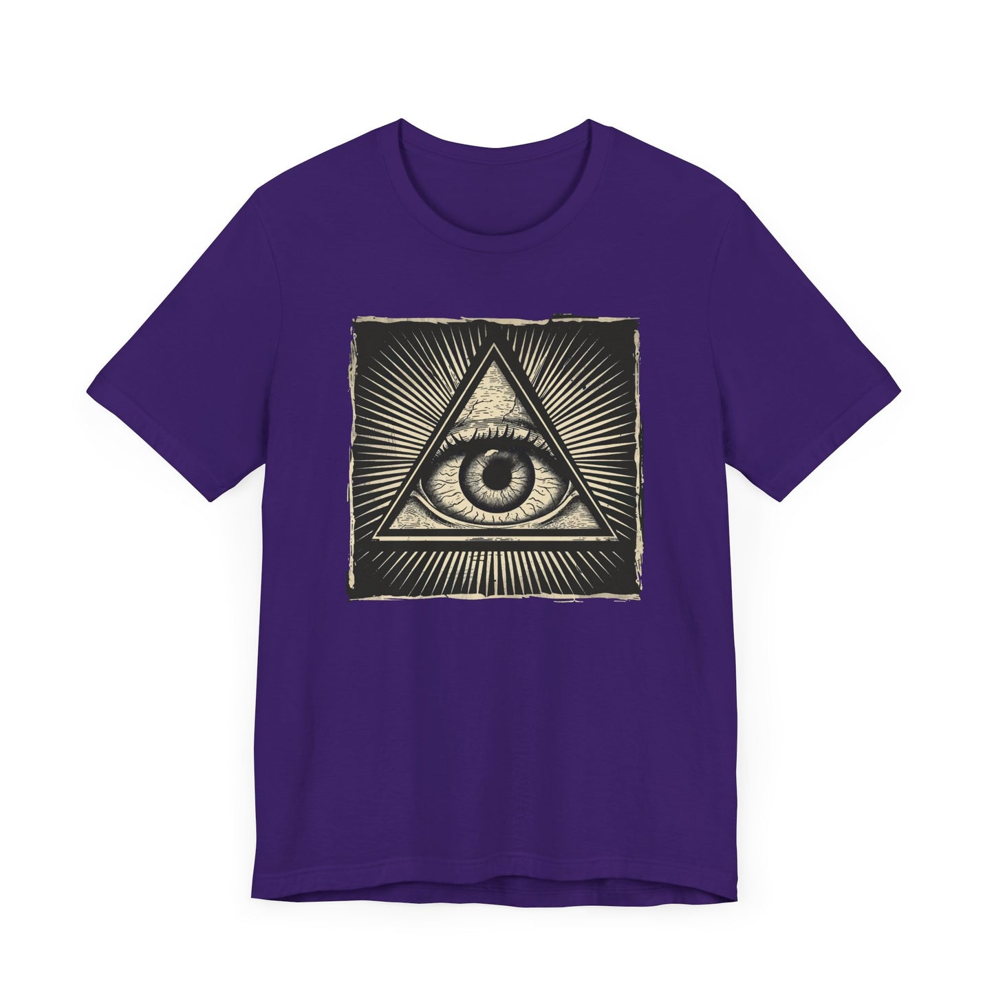 All-Seeing Eye Gothic Shirt – Mystical Lithograph Shirt