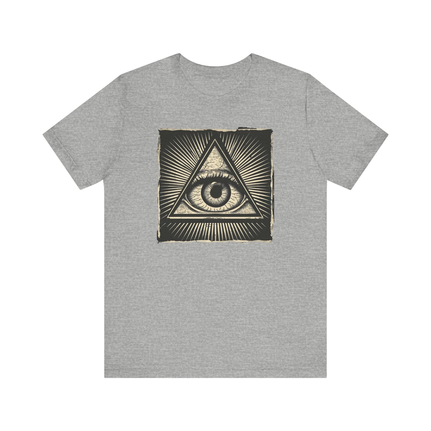 All-Seeing Eye Gothic Shirt – Mystical Lithograph Shirt