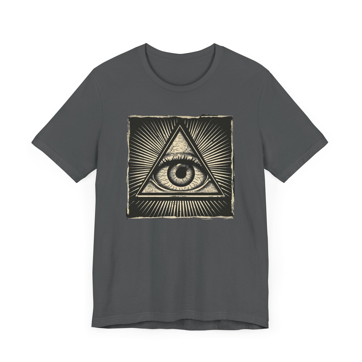 All-Seeing Eye Gothic Shirt – Mystical Lithograph Shirt