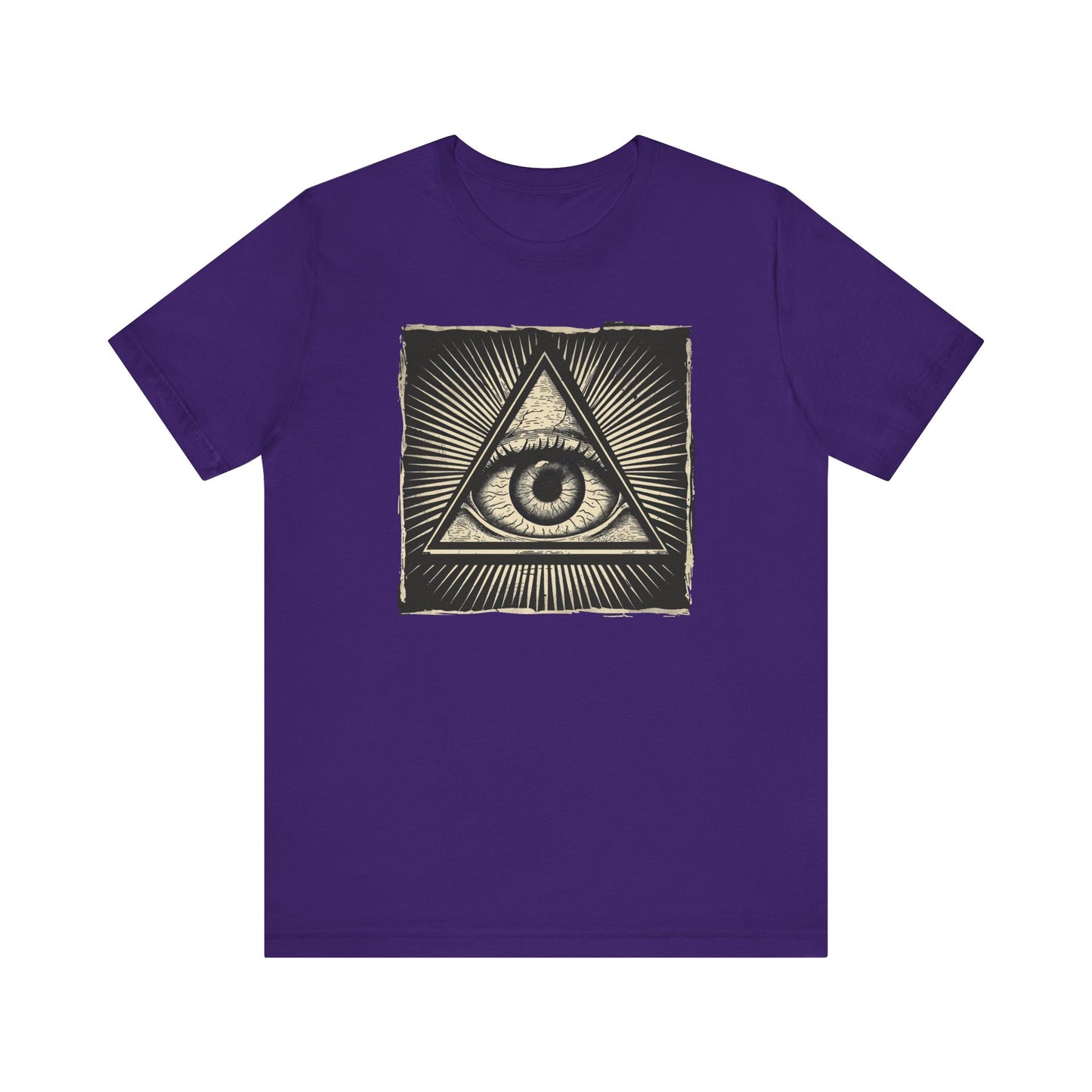 All-Seeing Eye Gothic Shirt – Mystical Lithograph Shirt
