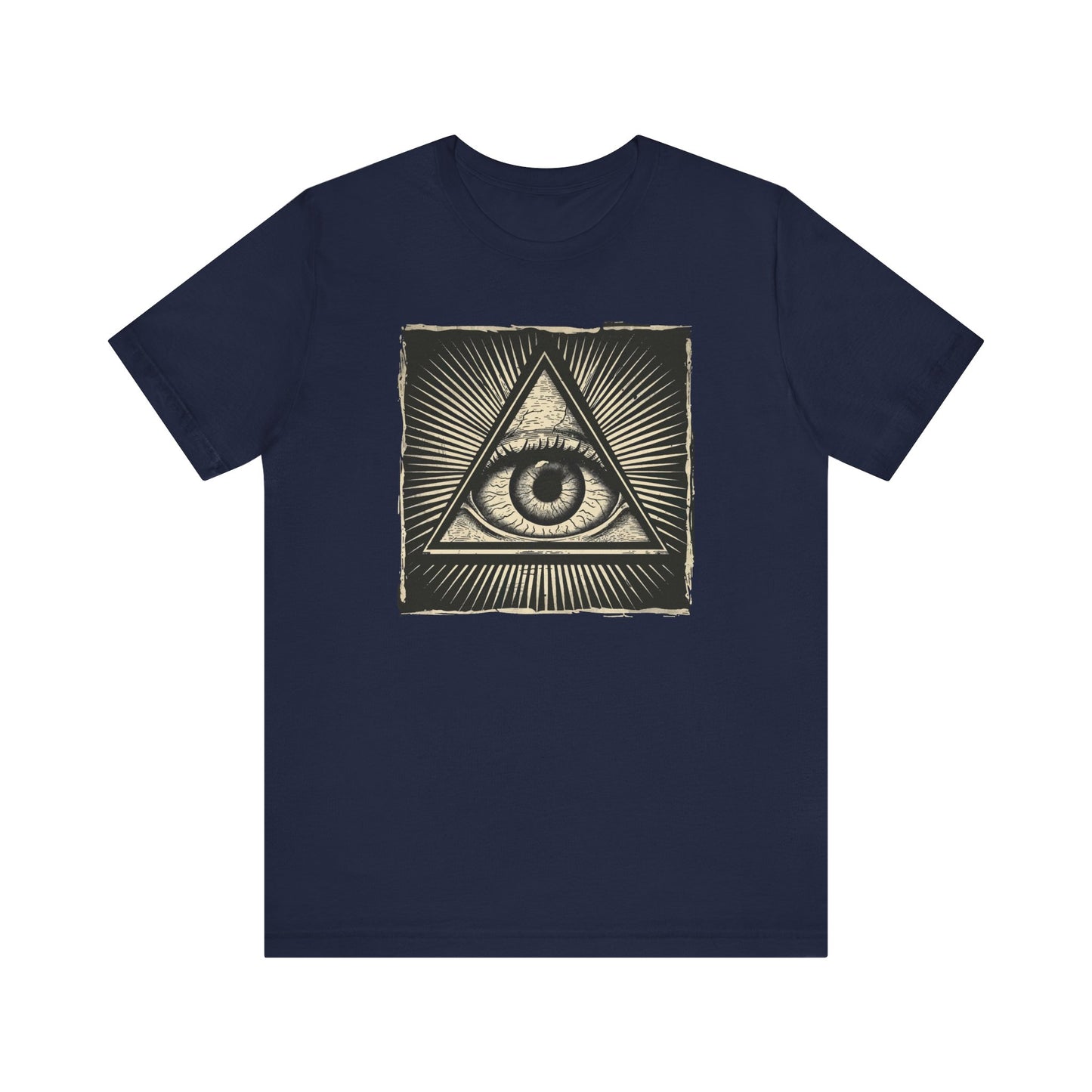 All-Seeing Eye Gothic Shirt – Mystical Lithograph Shirt