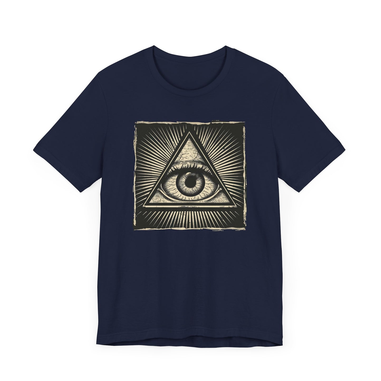 All-Seeing Eye Gothic Shirt – Mystical Lithograph Shirt