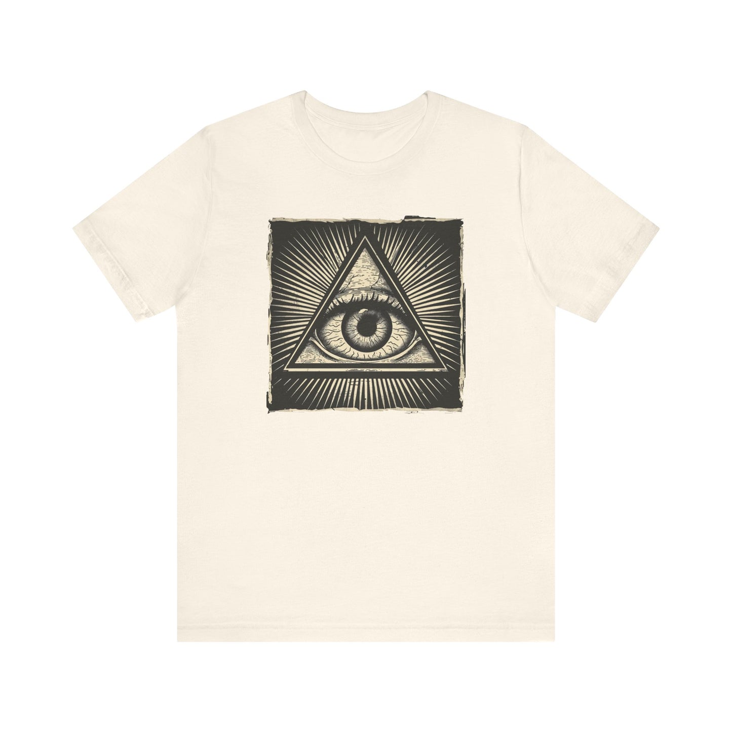 All-Seeing Eye Gothic Shirt – Mystical Lithograph Shirt