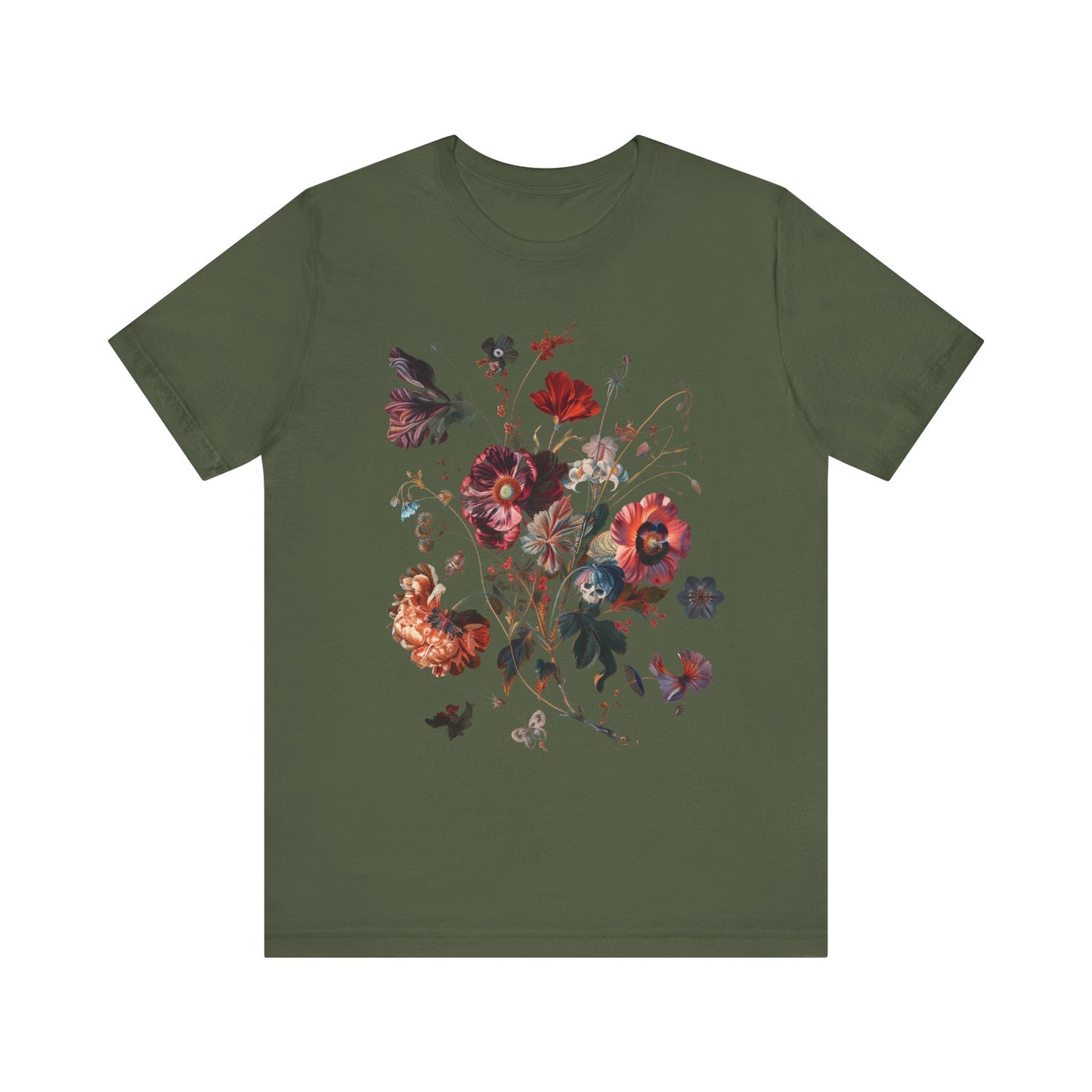 Flowers and Skulls - Witchy Shirt