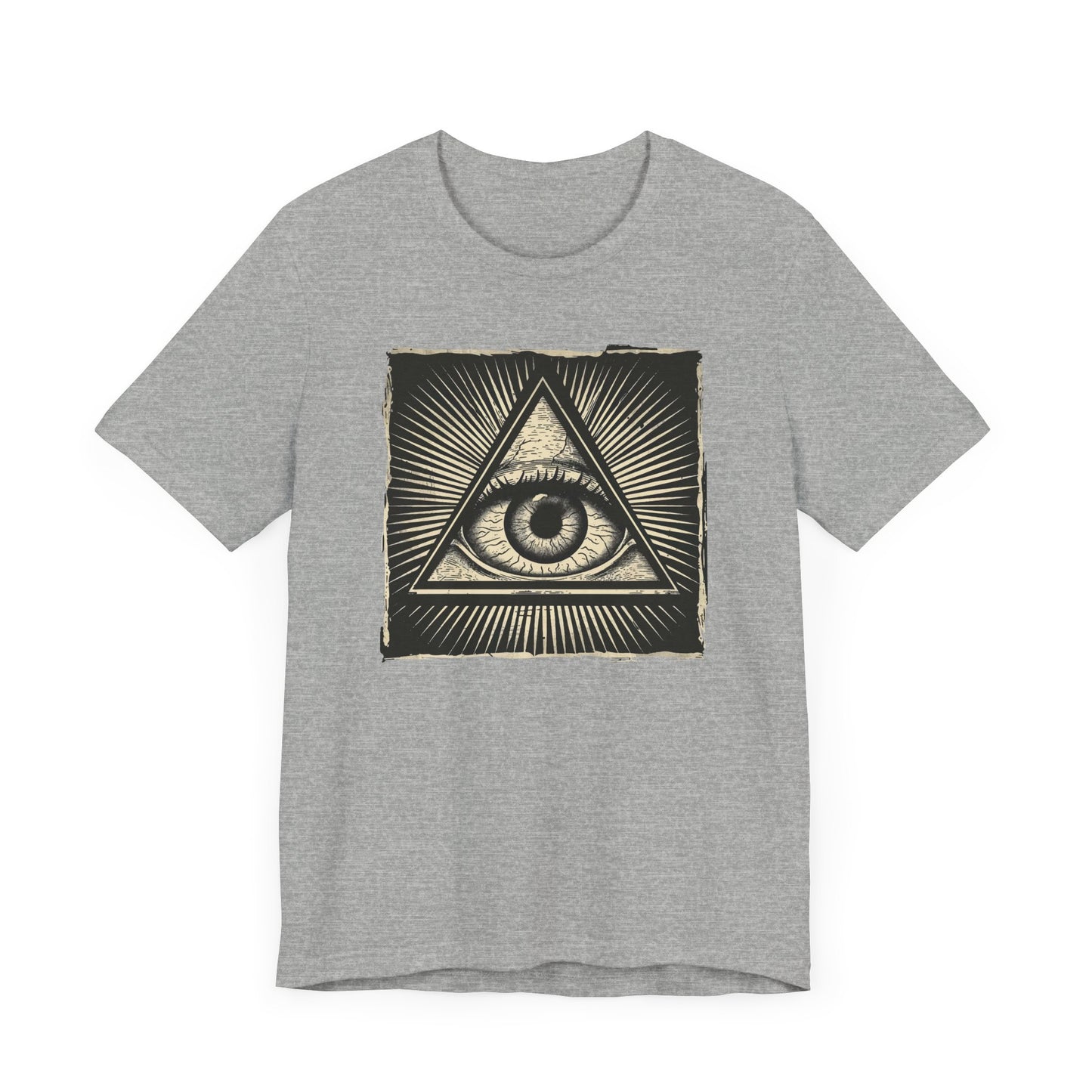 All-Seeing Eye Gothic Shirt – Mystical Lithograph Shirt