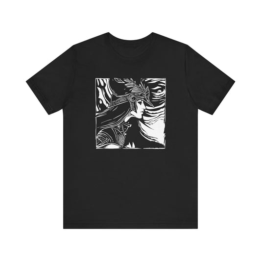 Viking Shirt with a Valkyrie, front view