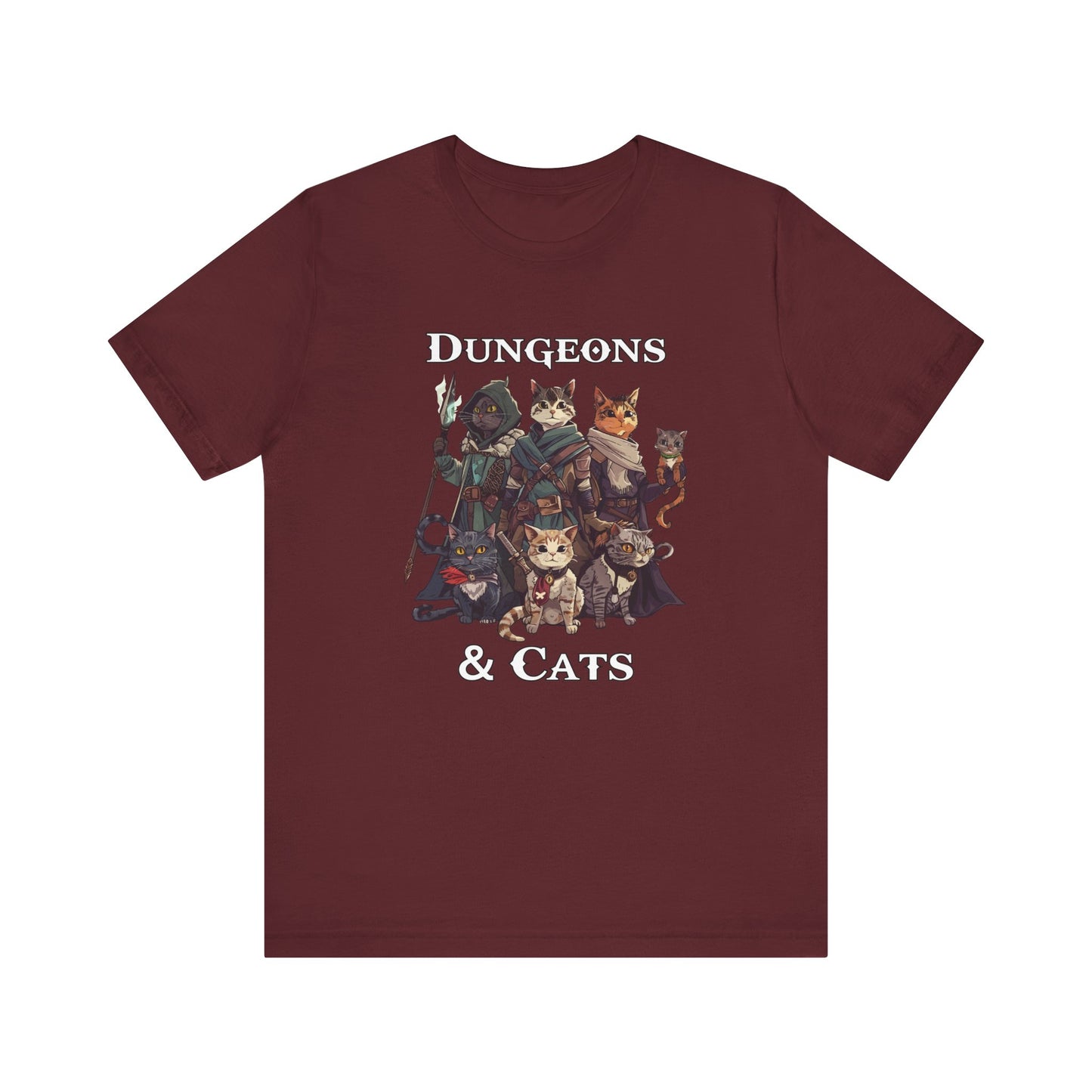 Dungeons and Cats - DnD Shirt
