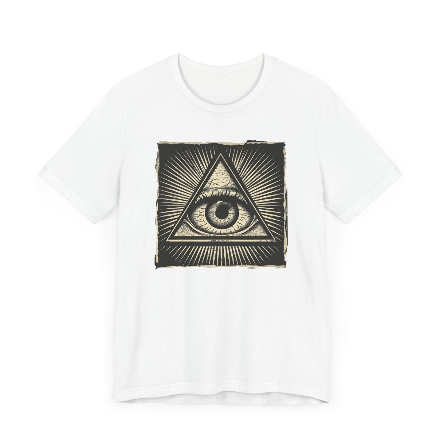 All-Seeing Eye Gothic Shirt – Mystical Lithograph Shirt