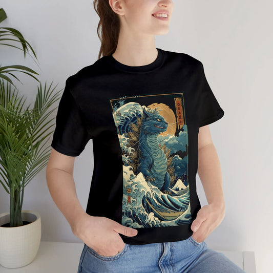 catzilla shirt, front view